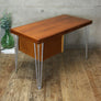 Mid Century Hairpin Teak Desk - 1706b