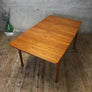 McIntosh Mid Century Teak Double Extending Dining Table - 0204g
