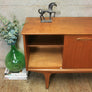 Mid Century Small Teak Sideboard / Media Cabinet - 0603e