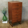 Matching Pair of G-Plan Quadrille Teak Tallboys