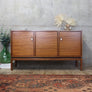 Mid Century Small Walnut Sideboard - 0807f