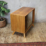 Mid Century Glazed LP Vinyl Record Cabinet - 2406n