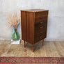 Mid Century Uniflex Walnut Tallboy Chest of Drawers - 2508c