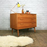 Vintage Mid Century Walnut Chest of Drawers