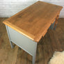 Vintage Abbess Rustic Oak School Teachers Desk