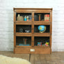 Vintage Oak Barristers Sectional Bookcase