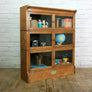 Vintage Oak Barristers Sectional Bookcase