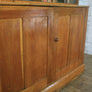 Vintage oak school laboratory display cabinet