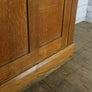 Vintage oak school laboratory display cabinet