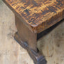 primitive_handmade_oak_rustic_side_table_bench
