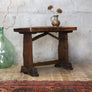 primitive_handmade_oak_rustic_side_table_bench