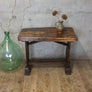 primitive_handmade_oak_rustic_side_table_bench
