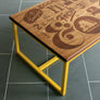 *LIMITED EDITION* 'The Harnall – Taste Delight' Foodie inspired Iroko Coffee Table
