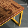 *LIMITED EDITION* 'The Harnall – Taste Delight' Foodie inspired Iroko Coffee Table