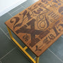 *LIMITED EDITION* 'The Harnall – Grafika' Typography Inspired Iroko Coffee Table
