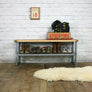 *NEW SIZE* Rustic Industrial Shoe Bench * 1 in stock *