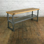 *NEW SIZE* Rustic Industrial Shoe Bench * 1 in stock *