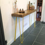 'The Hairpin' Rustic Console Table
