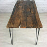 Hairpin Leg Reclaimed Barn Wood Industrial Table