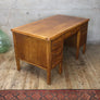 Mid Century Rustic Oak Desk - 2402a