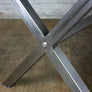 'The Steel X-Frame' Dining Table