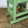 Rustic Shoe Trolley Shelving *Green* Retail Shop Display