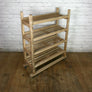 Rustic Shoe Trolley Shelving - Retail Shop Display