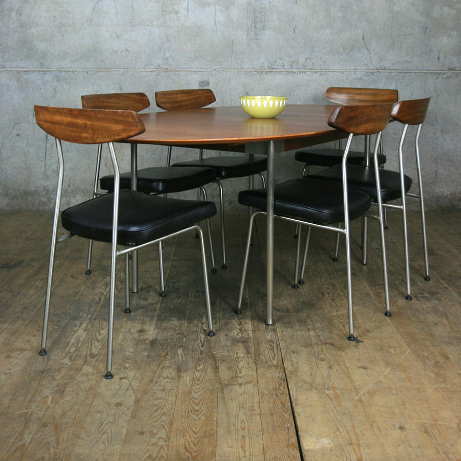 Vintage Stag 'S' Range Table & 6 Chairs
