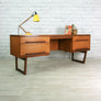 Vintage Mid Century Teak Desk/Dressing Table