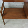 Vintage Teak 1960s Telephone Seat