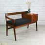 Vintage Teak 1960s Telephone Seat