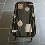Vintage 1950s Geometric Coffee Table – Black