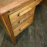 Vintage Abbess Oak School Teachers Desk