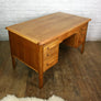 Vintage Abbess Oak School Teachers Desk