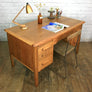 Vintage Abbess Oak School Teachers Desk