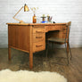 Vintage Abbess Oak School Teachers Desk
