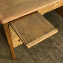 Vintage Abbess Oak School Teachers Desk
