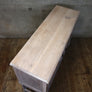 Vintage Rustic Bleached Oak Sideboard - 1911c