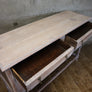 Vintage Rustic Bleached Oak Sideboard - 1911c