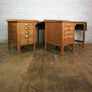 Edwardian ERVIII Vintage Oak Drop Leaf Desk (2 of 2)