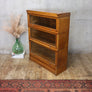 vintage_antique_oak_barristers_bookcase_cabinet