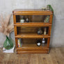 vintage_antique_oak_barristers_bookcase_cabinet