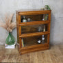 vintage_antique_oak_barristers_bookcase_cabinet
