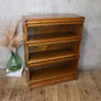 vintage_antique_oak_barristers_bookcase_cabinet