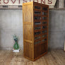 Vintage Oak Haberdashery Cabinet - 0701j