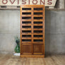 Vintage Oak Haberdashery Cabinet - 0701j