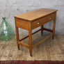 Antique Vintage Rustic Oak Console Table / Vanity Unit - 1703e