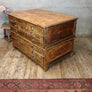 Vintage Rustic Architects Plan Chest - 1111f