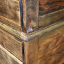 Vintage Rustic Architects Plan Chest - 1111f