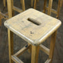Vintage Maple School Laboratory Stools
